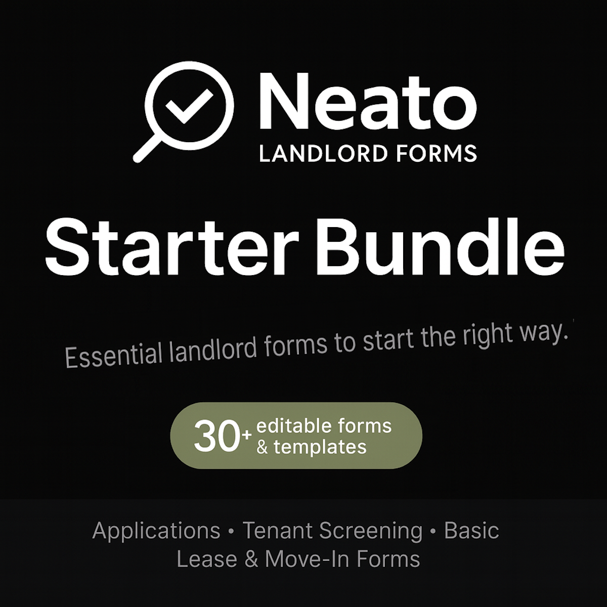 Starter Bundle – Essential Landlord Forms (Digital Download)